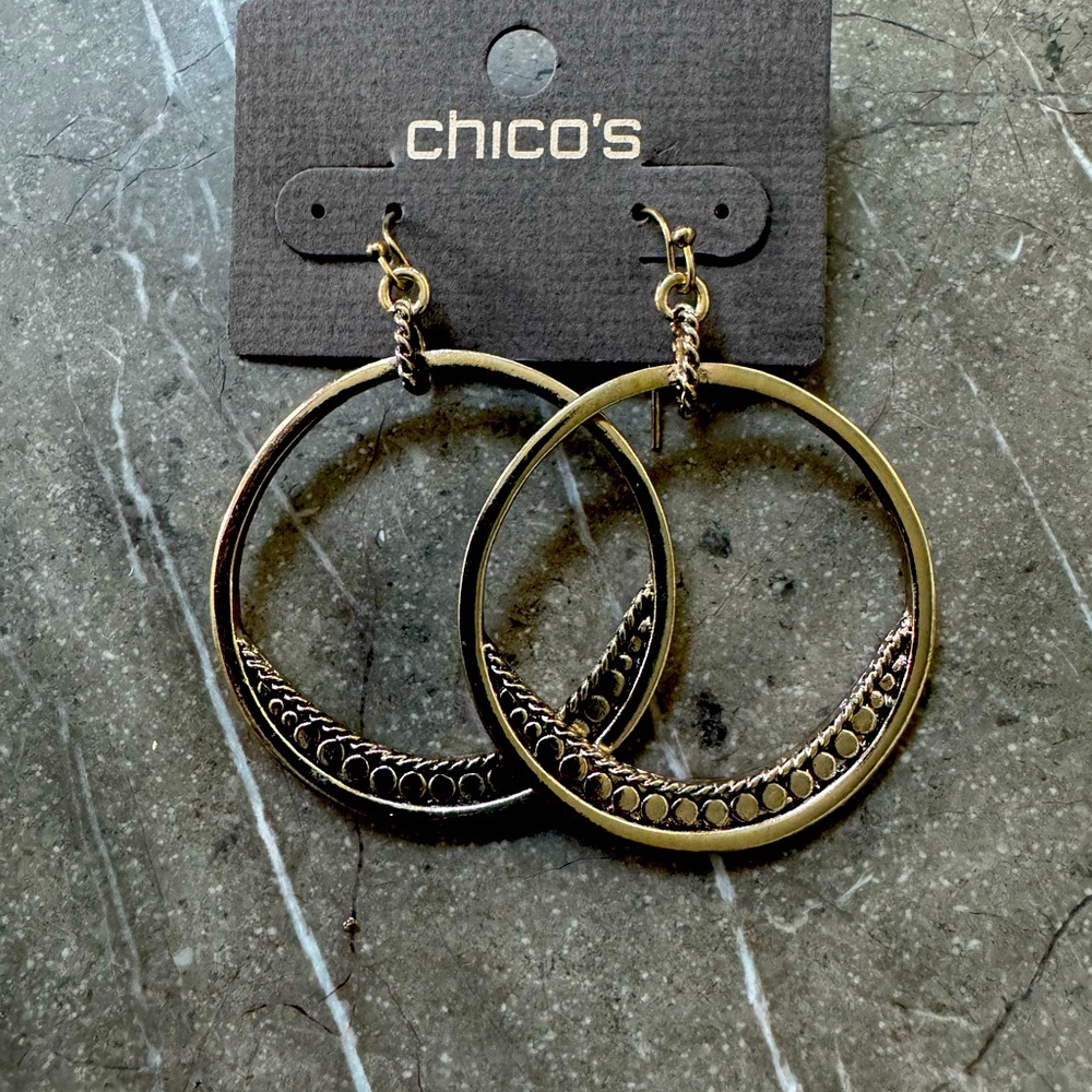 Chico’s Hoop earrings